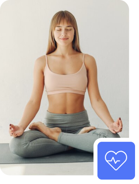 model from fitness app page