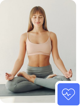 model from fitness app page