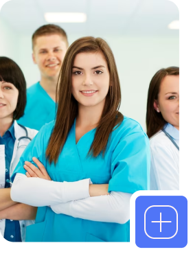 medical team from healthcare app.