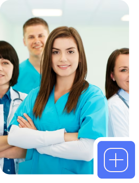 medical team from healthcare app.