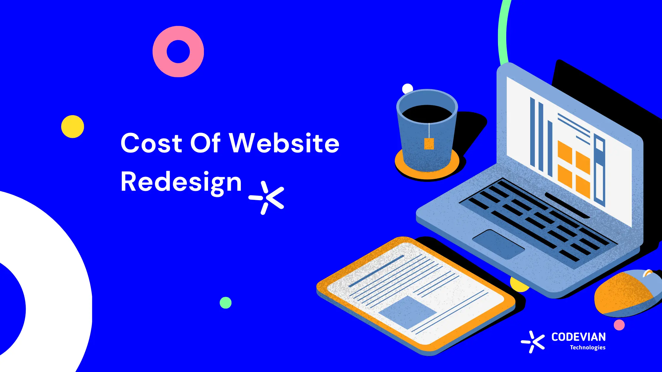cost of website redesign banner