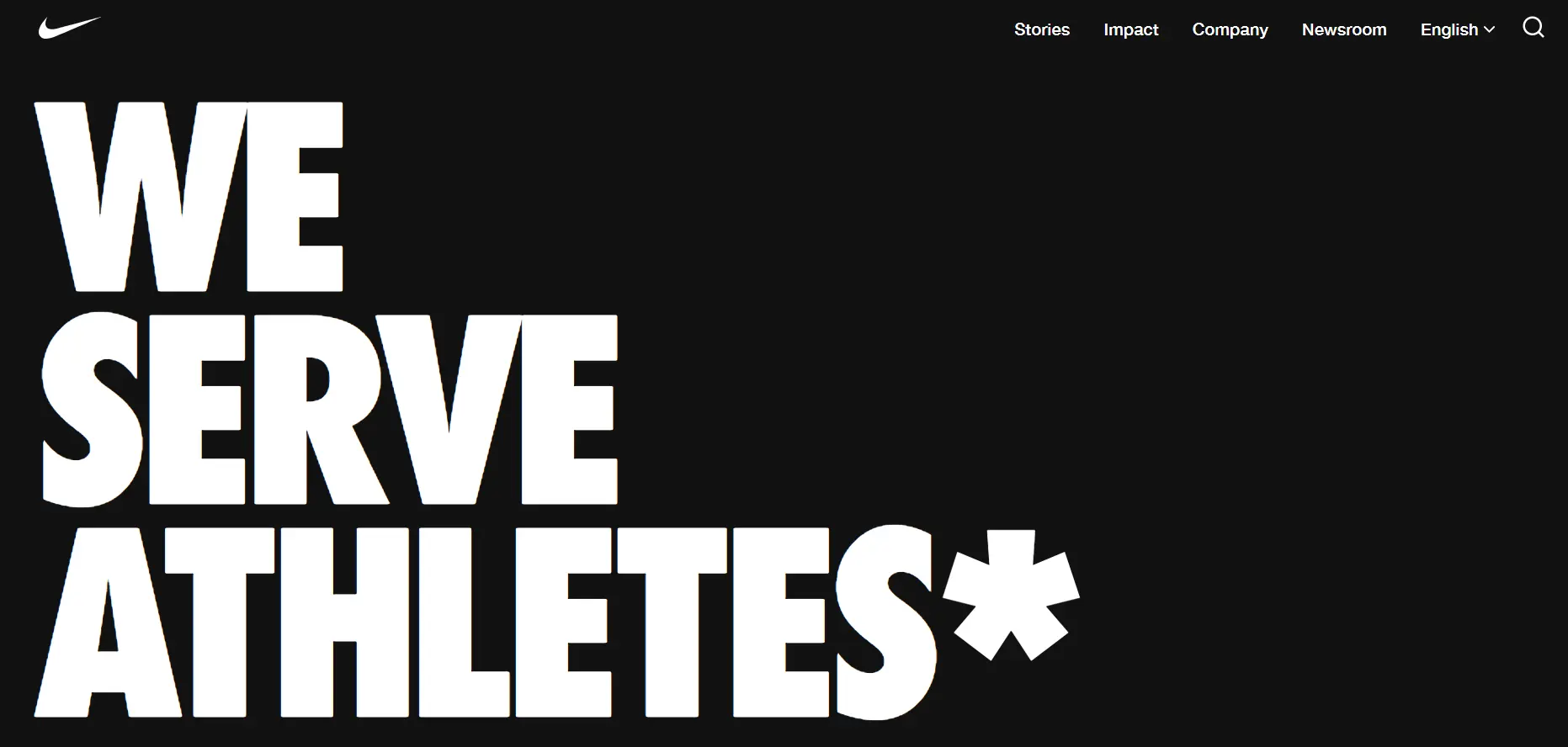 Nike about us page