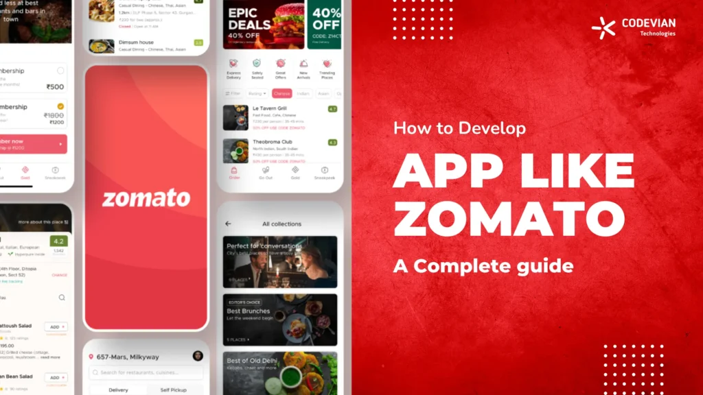 make App like zomato